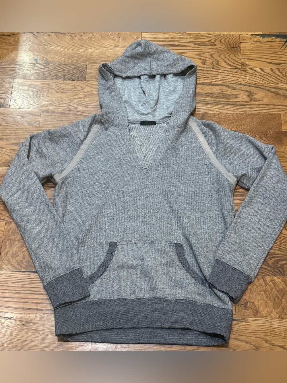ATM Anthony Thomas Melillo. Cotton Pullover Hoodie. Gray. Size Small.